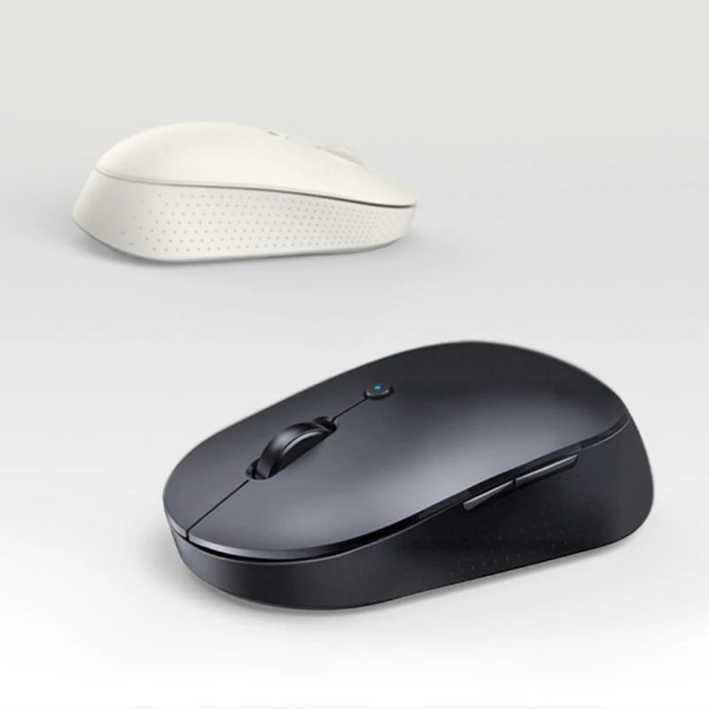MIIIW MM302 Wireless Mouse Dual Mode 2.4G & bluetooth 5.0 Silent Click Ergonomic Portable Computer Mouse for Mac Laptop PC Long Battery Life Office Home Use