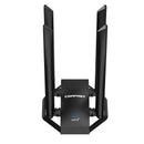 COMFAST CF-975AX USB 5374M WiFi6 Network Card with 4*5dBi Antennas Type-C to USB3.0 Wi-fi Dongle 802.11ax 5Ghz 6Ghz 160mW High Power WiFi Adapter