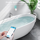 MoesHouse WiFi Tuya Water Leakage Detector Wireless Remote APP Monitor Water Leakage Detection Alarm Notification Push Work with Alexa Google