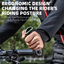 WEST BIKING Adjustable Fluorescent Bicycle Extended Handlebar Lightweight Mountain Bike Bar Ends Deputy Handle