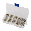 800pcs M2 Self Tapping Stainless Steel Screws Assortment Kit Replacement