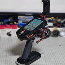 Radiolink RC8X Transmitter Aluminum Alloy Steering Wheel Trigger Adapter Handwheel One-Handed Control Adjustable Accessory for RC8X RC4GS RC6GS V2 V3 Remote Controller