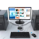 USB KVM Switch HDMI 2 Port Box USB and HDMI-Compatible Switch for 2 Computers Share Keyboard Mouse Printer and one HD Monitor USB Switch Splitter Support 4K@60Hz