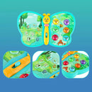 Multifunctional Electric Interactive Musical Moth Toddlers Baby Educational Sound and Light Children's Early Education Toy