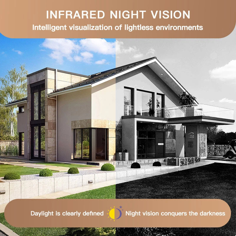 Y8-KP2 2.4G Bluetooth Visual Doorbell Wireless Installation Infrared Night Vision Two Way Video Intercom Ultra Long Standby Time 4.3 Inch IPS Screen