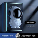 Personal Mini Fan Astronaut Leafless Fan Cute Spaceman Ornament USB Rechargeable Quiet Handheld Fan Portable Cordless Fan for Travel Outdoor