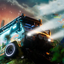 DLK 585-132 RTR 1/24 2.4G 4WD RC Car Sport Mini Bus Drift Off-Road Simulation Camping Van LED Light High Speed Remote Control Racing Micro Vehicles Model Adventure Toys