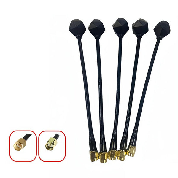 4.8G-5.8G 5dbi 130mm Antenna RHCP RPSMA/SMA For RC FPV Drone Quadcopter Racing