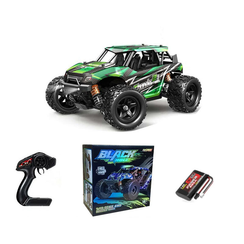 HS 18311/18312/18313/18314 RTR 1/18 2.4G 4WD 36km/h RC Car High Speed Off-Road Truck LED Light Full Proportional Vehicles Models Toys