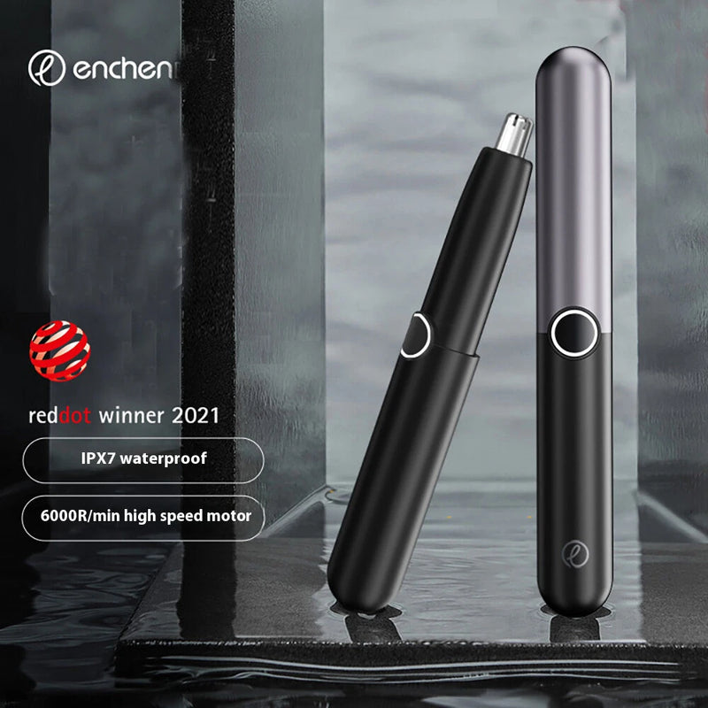 Enchen Nose Hair Trimmer For Men & Women Waterproof IPX7 Convenient Electric Rechargeable Nose Hair Scissors Nostril Cleaner