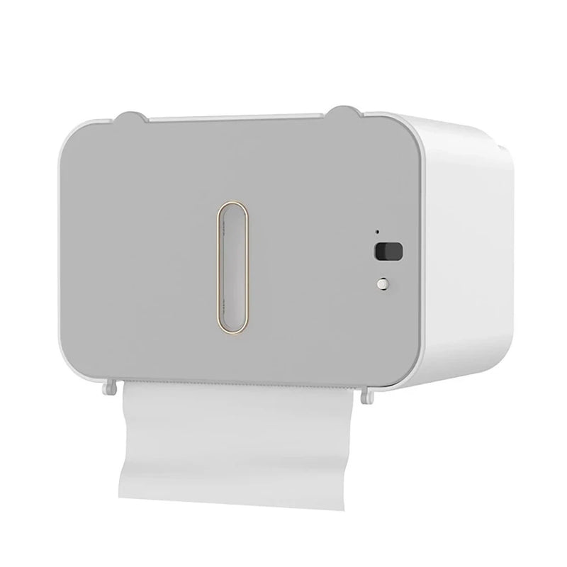 Smart Wall-Mounted Automatic Paper Dispenser Induction Toilet Paper Holder Shelf Automatic Paper Out Toilet Paper Shelf Wall Mounted Toilet Paper Dispenser Bathroom