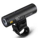 WEST BIKING 500LM 85 Floodlight Bicycle Front Light 5000mAh USB Rechargeable 200m Long-range Cycling Headlight Aluminium Alloy Bike Lamp