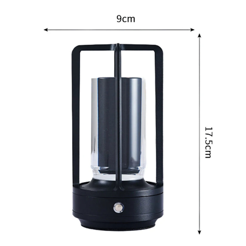 IPRee Touch Atmosphere LED Night Light Retro 1800mAh USB Charging Rechargeable Decorative bar Table Lamp Decoration Bedroom Desk Lighting Camping Light