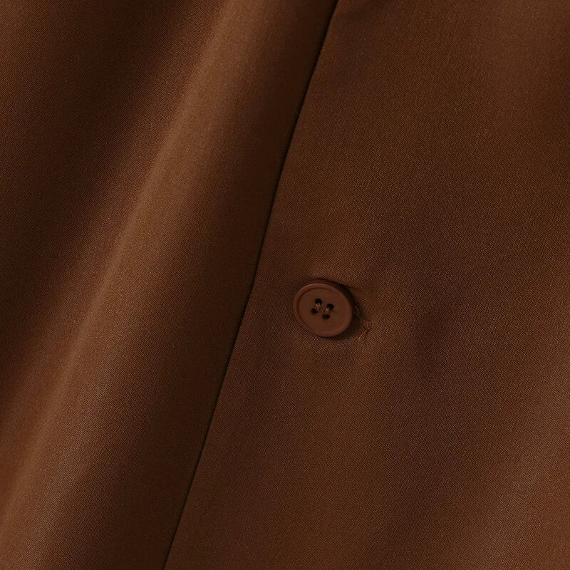 INCERUN Mens Japanese Style Loose V-Neck Shirt Suit Collar Long Sleeve Shirt Top for Male