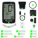 WEST BIKING 5 Languages Bike Computer 21 Functions Touch Screen USB Charging Waterproof Wireless Bicycle Speedometer Odometer for MTB Road Cycling