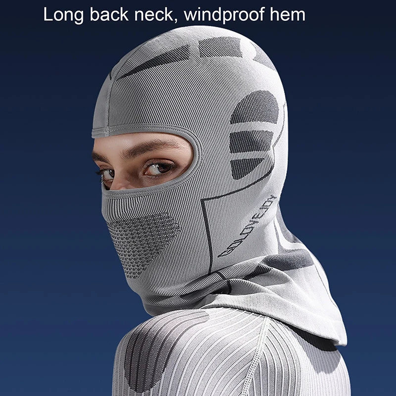 Winter Face Guard Ski Face Guard Ultra-thick Windproof Full Face Guard Balaclava Super Soft Sweat Absorption for Cycling Skiing