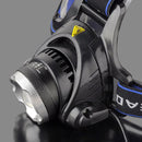 BIKIGHT 568D 650LM LED HeadLamp Waterproof 3 Modes Telescopic Zoom Rechargeable Running Camping Cycling Light