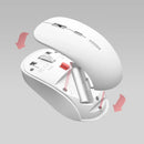 Xiaomi MIIIW Wireless bluetooth Mouse 800/1200/1600DPI Switchable Silent Clicking Detachable Magnetic Top Cover Ergonomics Dual-mode Mouse