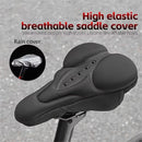 WEST BIKING Comfty High Elastic Silicone Bicycle Saddle Cover Soft Breathable Bike Seat Cushion With Rainproof Cover for Road MTB Outdoor Riding