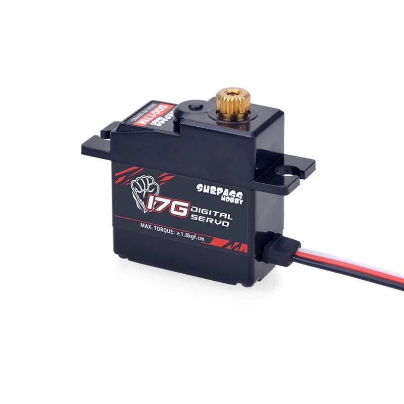 Surpass-Hobby S0017M 17G Metal Tooth Digital Steering Gear Servo For Wing Ducted Aircraft Model Ship Toy Car Lot Home Intelligent Robot