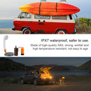 IPRee 3.5-4.5L/min Outdoor Camping Shower Portable Electric Shower Pump IPX7 with LED Light for Camping Backpacking Beach Pet Watering