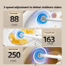 Tevorex Electric Toilet Brush Wall-Mounted Household Toilet Cleaning Brush Disposable Head Replacement Bathroom Cleaning Tool