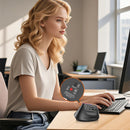 M820 Ergonomic Vertical Wireless Mouse 800-1600DPI 2.4G/bluetooth Dual Mode Rechargeable Mute Mice for PC Laptop Computer