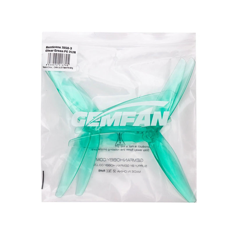 6 Pairs Gemfan 7050 7.0x5.0 7 Inch 3-Blade Prop Propeller 5mm Hole for Long Range FPV Racing Drone