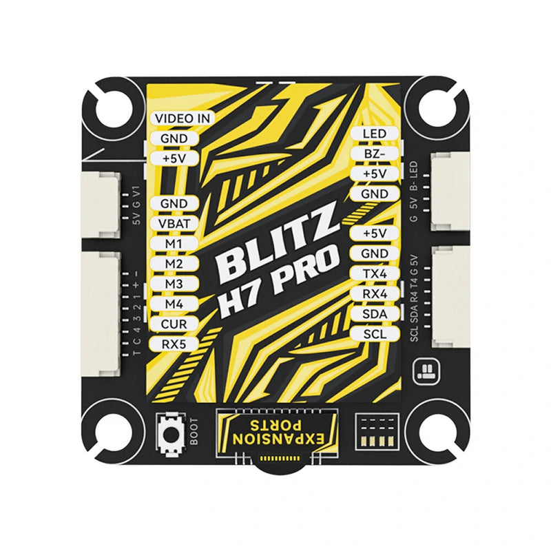 35x35mm iFlight BLITZ H7 Pro Flight Controller OSD Baro 4-12S with 5V 12V BEC Output Support Smartaudio / IRC Tramp VTX Protocol for FPV RC Racing Drones