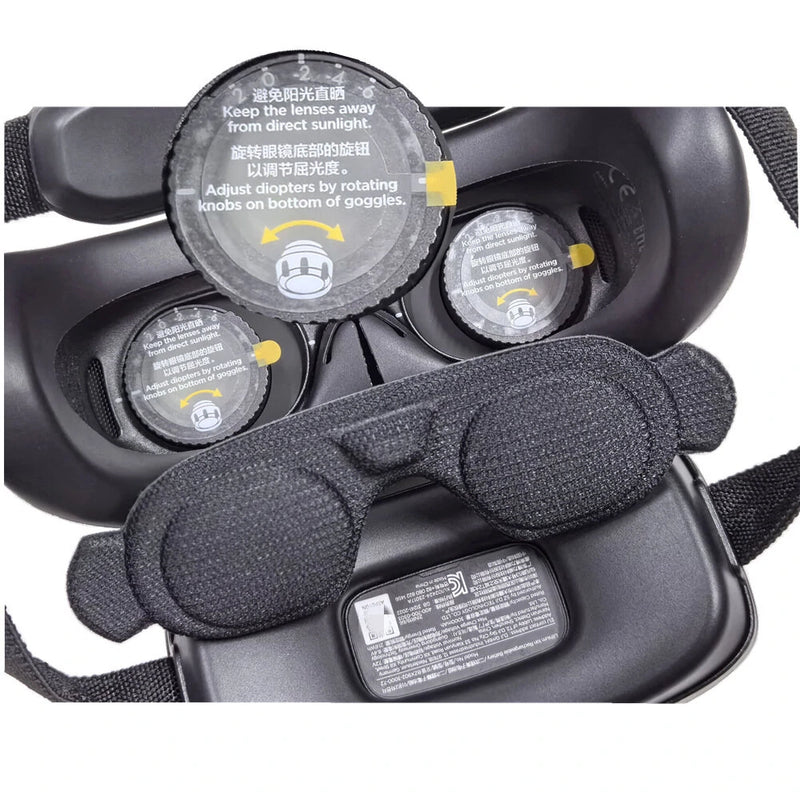 WLYL Headset Faceplate Shade Dust-proof Pad Lens Protection Cover for DJI Avata Goggles 2/Goggles 3