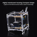 0.96 Inch ESP8266 Mini Weather Forecast Clock OLED Display Electronic Clock Diy Kit Support 2.4G Wifi Network With Case Fun Diy Soldering Loose Parts