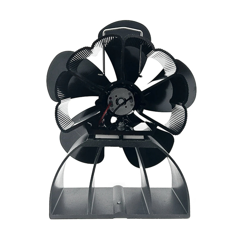 DY565J Energy Saving Fireplace Fan 5 Blade Oven Quiet SafeHeat Powered Stove Fan No Electricity Log Wood Burner Eco Friendly Fan