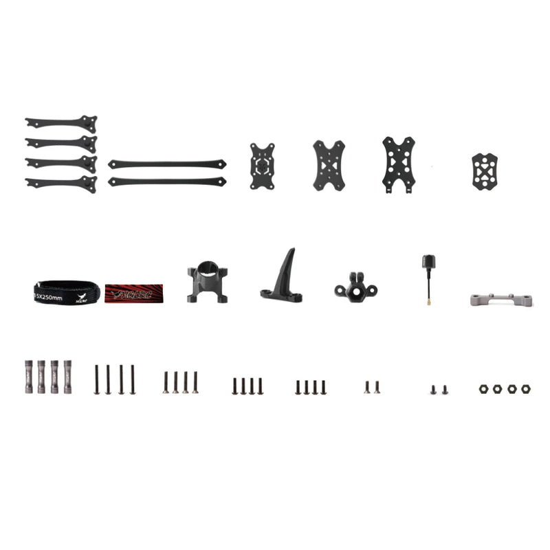 HGLRC Wind5 Lite V2 195mm Wheelbase 5 Inch Frame Kit for RC FPV Racing Drone