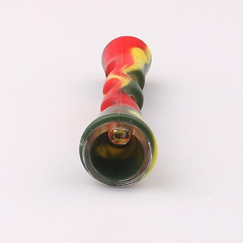 Silicone Glass Pipes Filtered Water Pipe Filter Food Grade Silicone