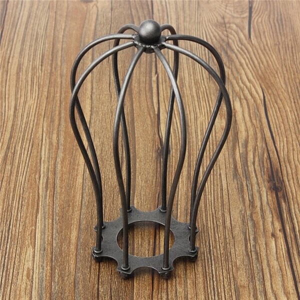 Vintage Pendant Light with Bulb Guard and Wire Cage - 175MM DIY Trouble Ceiling Hanging Lampshade