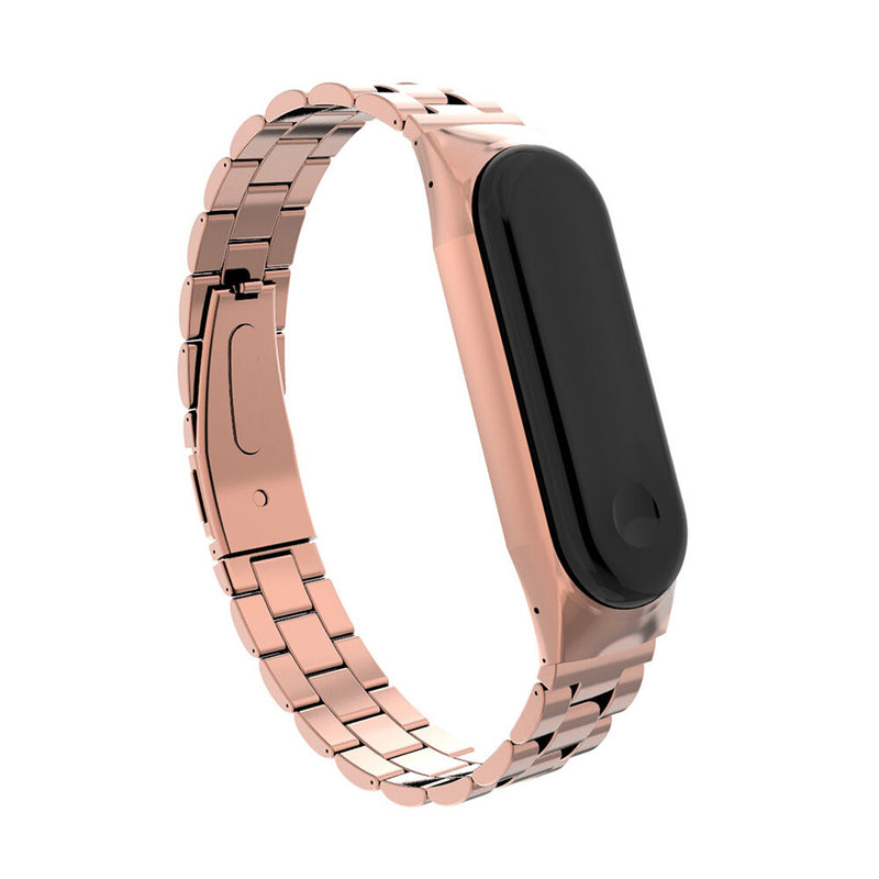 Bakeey Anti-lost Watch Band Stainless Steel Fold Buckle Bracelet for Xiaomi Mi Band3 Non-original