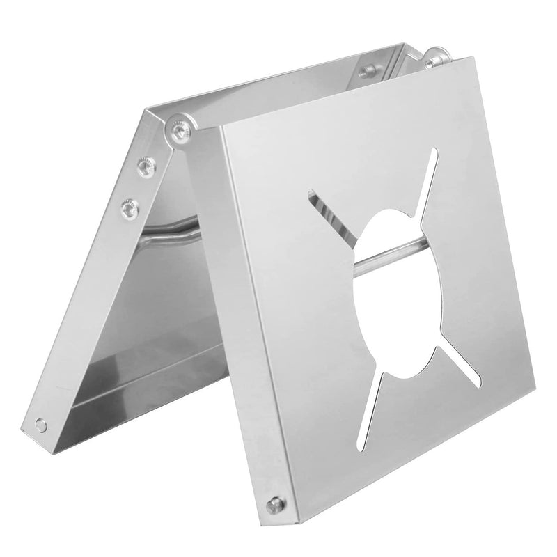 IPRee Stainless Steel Camping Stove Bracket Heat Insulation Table Gas Furnace Folding Cooker Table Stove Accessories