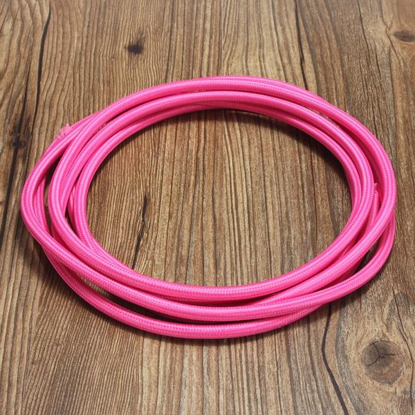 10M Vintage Colorful Twist Braided Fabric Cable Wire Electric Pendant Light Accessory