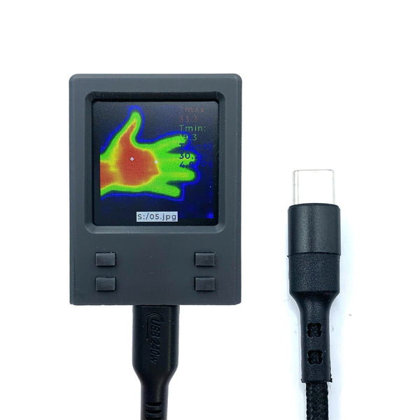 5 in 1 HeatTech TIP Portable Thermal Imager 32x32 Resolution Adjustable Emissivity WiFi Connectivity Accurate Temperature Measurement and Visualization Compact and Lightweight Enhance Your Thermal Imaging Capabilities