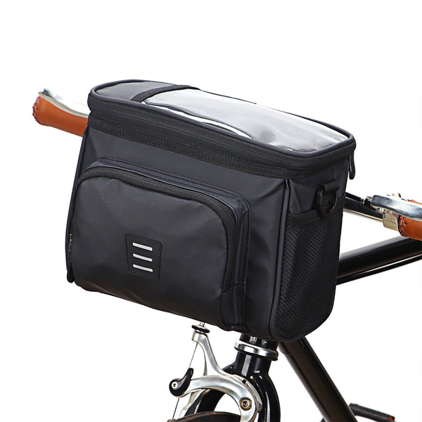 5L Handlebar Bag Bicycle Bags Frame Pannier Bag Waterproof Scratch Resistant Multifunction Portable Shoulder Bag Insulated Basket