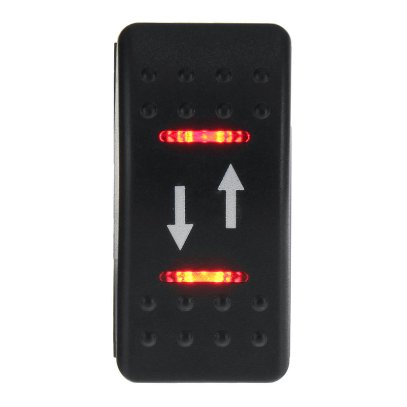 12V-24V SPST ON-OFF Red LED Light Rocker Switch Boat Car Caravan Waterproof