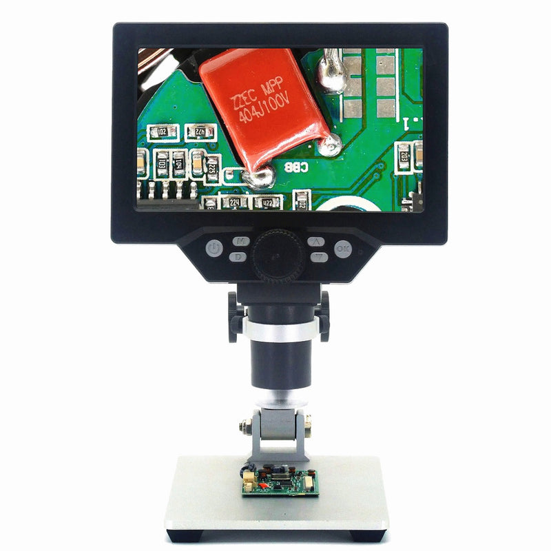 MUSTOOL G1200 Digital Microscope 12MP 7 Inch Large Color Screen Large Base LCD Display 1-1200X Continuous