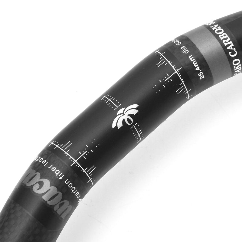 WACAKO Universal 620mm MTB Mountain Bike Bicycle Carbon Fibre Lightweight Riser Practical Handle Tube For 25.4mm Handlebars