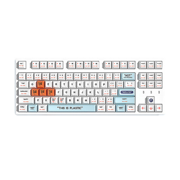 135 Keys Agent Plastic Theme Keycaps Set XDA Profile PBT Sublimation Key Caps Suitable for 61/68/75/84/87/89/96/98/100/104/108 Mechanical Keyboard