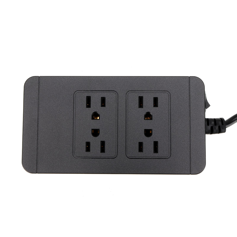2500W Power Strip Socket 4 AC Outlets 4 USB Ports Charger Smart Power Switch Socket US
