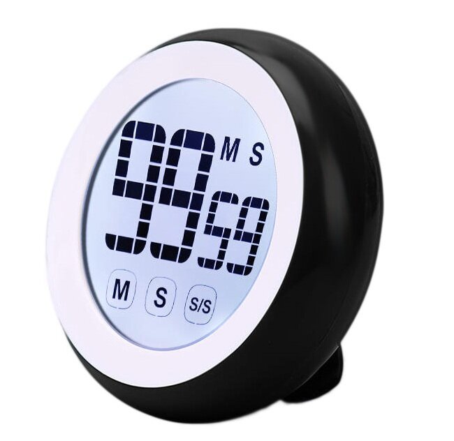KC-03 Digital Kitchen Cooking Timer With Temperature And Humidity Cute Touch Screen Soft Ligh