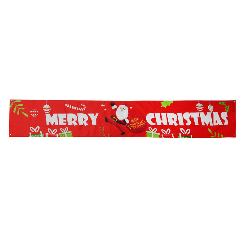 3M Merry Christmas Outdoor Banner Oxford Large Hanging Bunting Xmas Door Wall Decoration Photography Backdrop