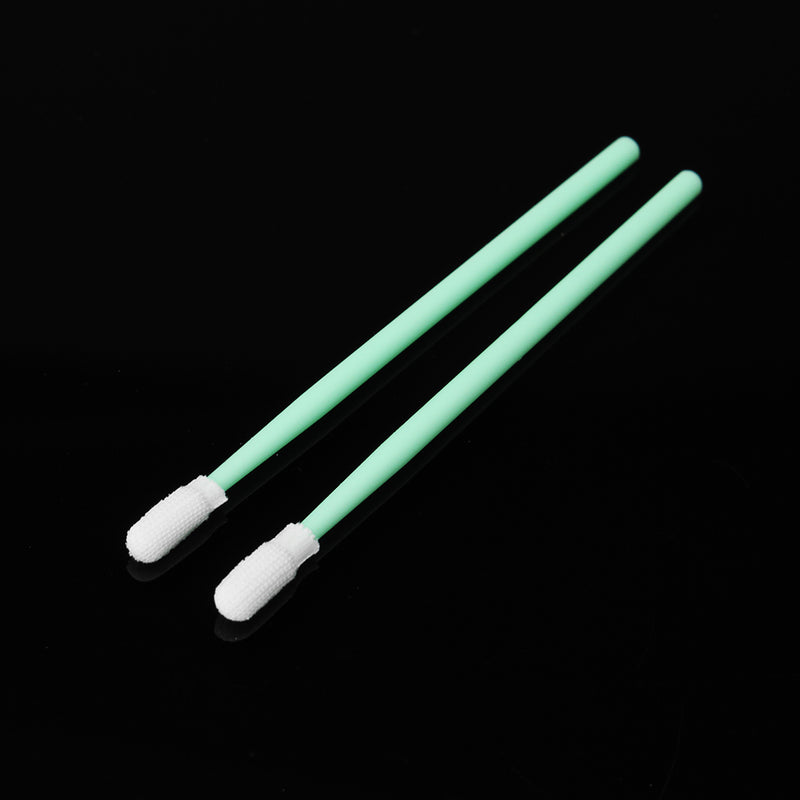 100 Polyester Swab Sticks with Microfiber Cleaning Head for Solvent Printers and Optical Equipment - 100Pcs For Printer