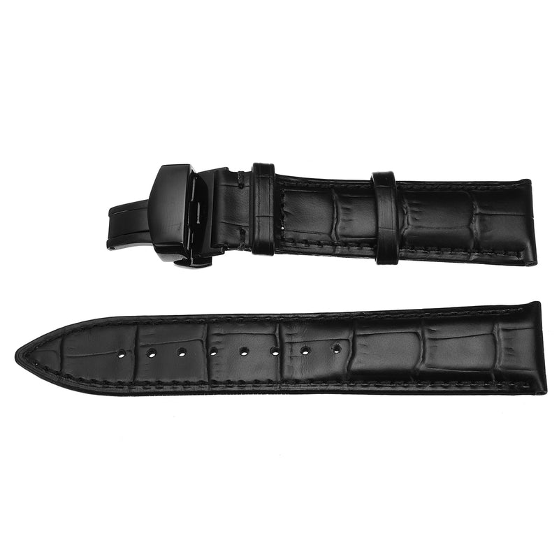 Bakeey Genuine Leather 22MM 24MM Watch Band Kit Butterfly Buckle Deployment Clasp Strap