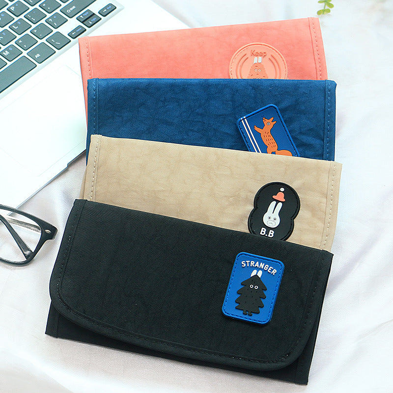 Honana HN-1030 Travel Cosmetic Storage Bag Electronics Cable Organizer Makeup Bags Pencil Case
